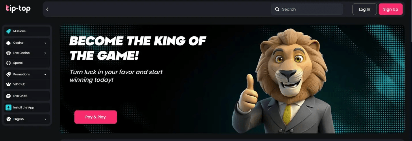 Ontdek Tiptop Casino: Innovatief Gokken in 2026 image 1