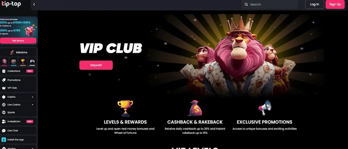 Tiptop App: De Ultieme Casino-Ervaring in Je Broekzak image 3